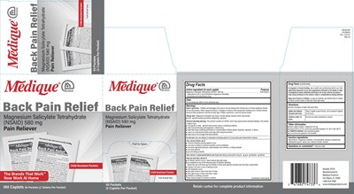 Medique Home (Medique Home 074 Back Pain Relief 74733 Rev 7 22 22 Label)